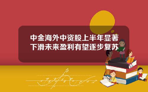 中金海外中资股上半年显著下滑未来盈利有望逐步复苏