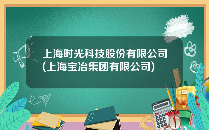 上海时光科技股份有限公司(上海宝冶集团有限公司)