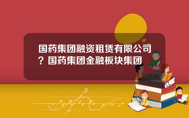 国药集团融资租赁有限公司？国药集团金融板块集团